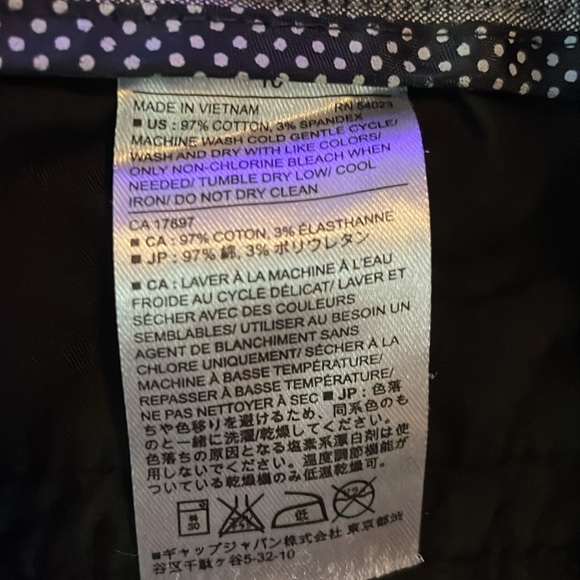 Banana Republic Hampton Fit Black Shorts Sz 10 - Picture 5 of 7